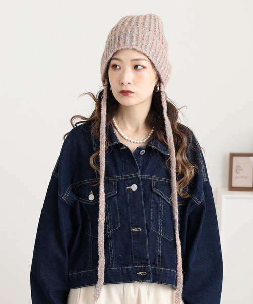 Ruben ニット帽 ニットキャップ RUBEN MIX YARN STRAP HAT ミックス