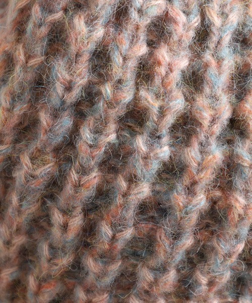 Ruben ニット帽 ニットキャップ レディース RUBEN MIX YARN STRAP HAT