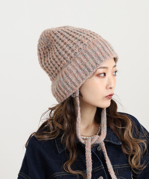 Ruben ニット帽 ニットキャップ RUBEN MIX YARN STRAP HAT ミックス