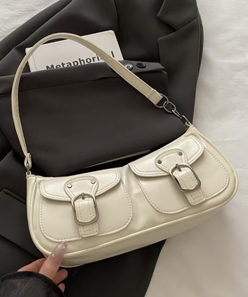 DIAVEL ショルダーバッグ バッグ 「25秋冬新作」ダブルポケット