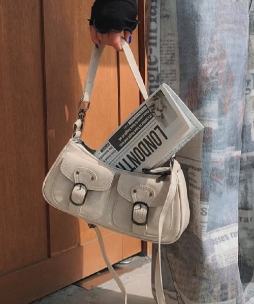 DIAVEL ショルダーバッグ バッグ 「25秋冬新作」ダブルポケット