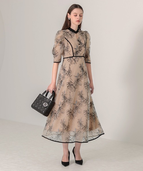 「Leja」 半袖ワンピース MEDIUM ブルー レディース_画像3