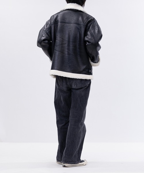 【希少】ショーンジョン リアルレザー ムートンジャケット XL JOHN'S CLOSET（ジョンズクローゼット） ムートンジャケット ムートン