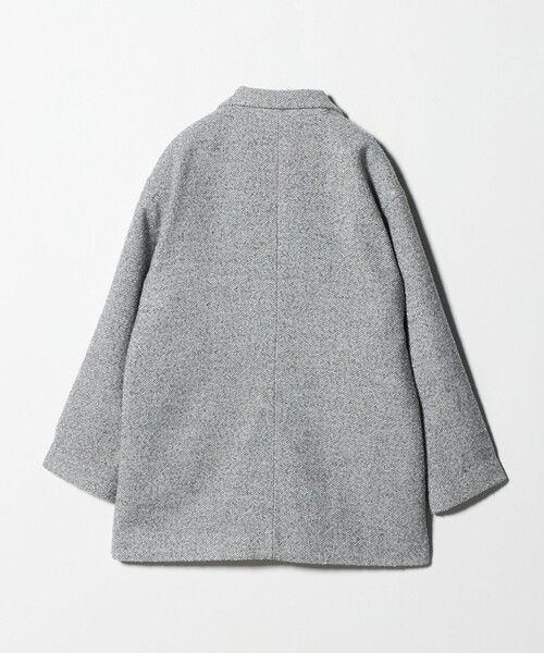 A DAY IN THE LIFE コート アウター ループ ツイードライク テーラード