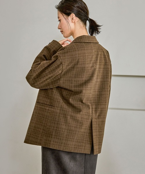 LAKOLE（ラコレ） ジャケット テーラードジャケット 起毛ダブル