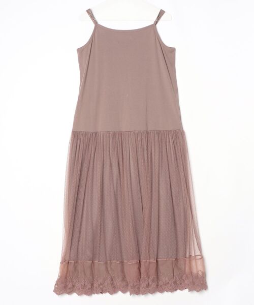 「n'OrLABEL」 キャミソールワンピース 2 モカ レディース_画像2