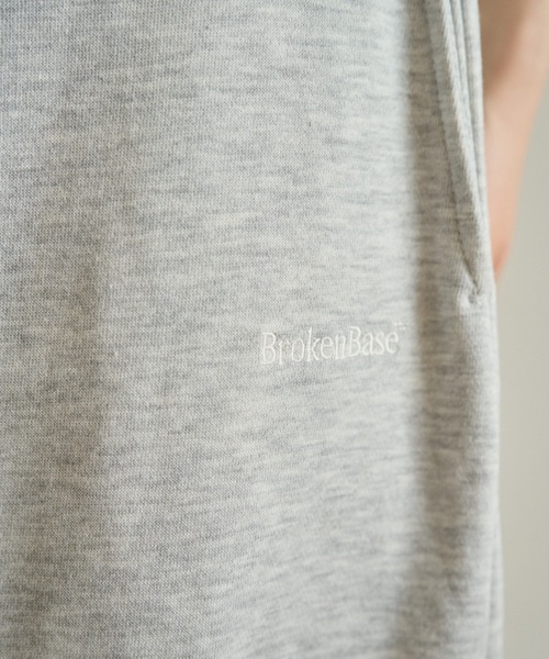 「BROKEN BASE」 スウェットパンツ MEDIUM オートミール メンズ_画像7