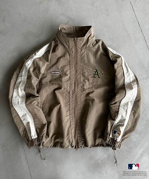 Perushu ナイロンブルゾン MEDIUM ネイビー メンズ : ZOZOTOWN Yahoo