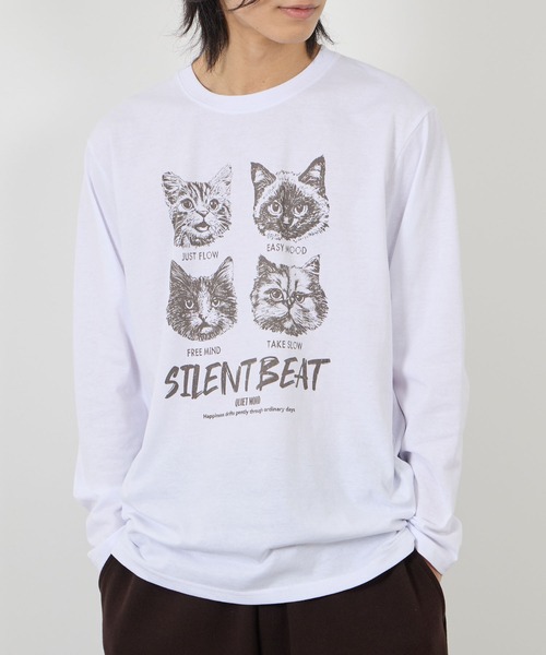 LEONARD FASHION アニマルプリント 長袖Tシャツ サイズ42 tシャツ T-GRAPHICS アニマルプリント長袖Tシャツ メンズ レディース