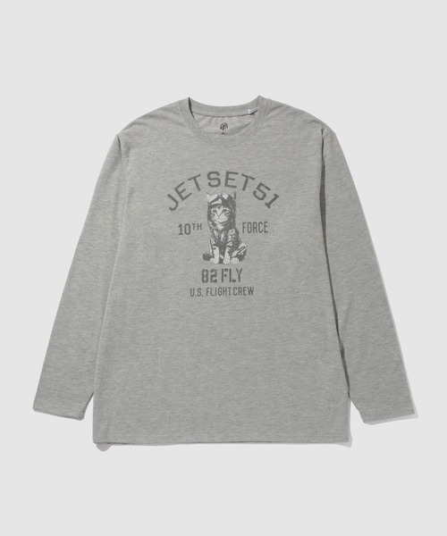 tシャツ T-GRAPHICS アニマルプリント長袖Tシャツ メンズ レディース