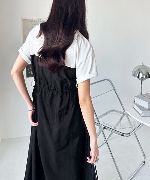 「GeeRA」 ドッキングワンピース X-LARGE ホワイト系その他2 レディース_画像5