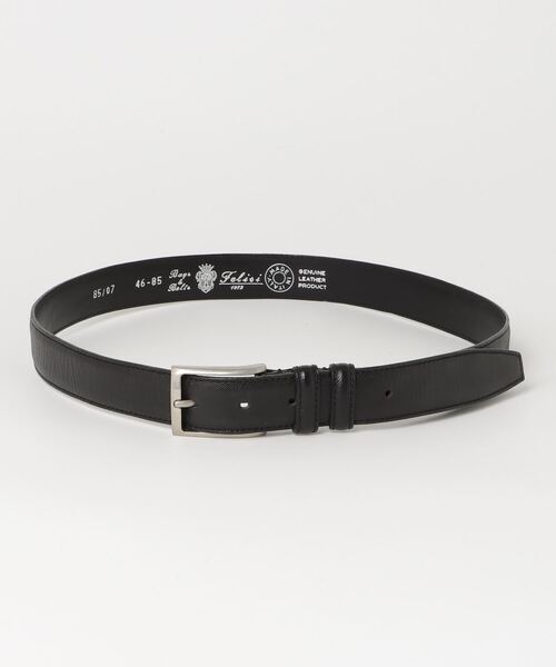 美品　Felisi フェリージ レザー ベルト 黒 ビジネス Felisi（フェリージ） ベルト - ブラック メンズ : ZOZOTOWN Yahoo!店