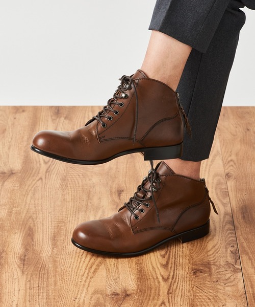 PADRONE（パドローネ） ブーツ 「PADRONE」別注 BACK ZIP CHUKKA BOOTS 