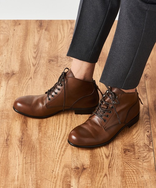 PADRONE（パドローネ） ブーツ 「PADRONE」別注 BACK ZIP CHUKKA BOOTS
