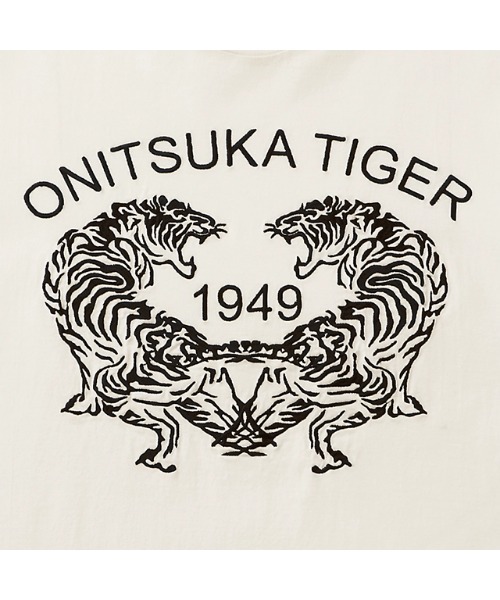 「Onitsuka Tiger」 半袖Tシャツ X-SMALL オフホワイト レディース_画像8