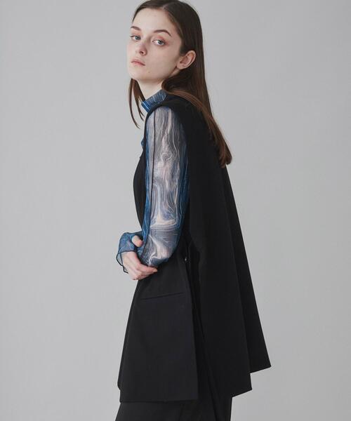 「LUCY」 ベスト LARGE ブラック メンズ_画像3