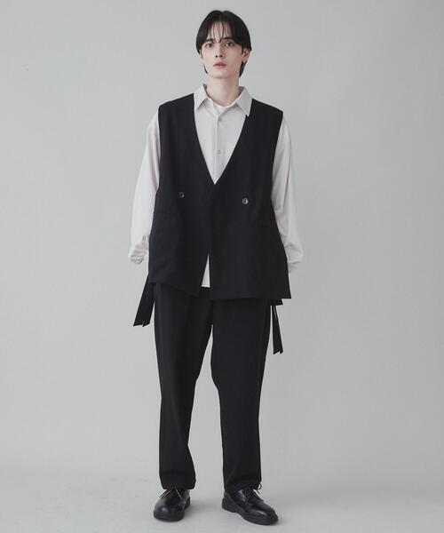 「LUCY」 ベスト LARGE ブラック メンズ_画像4