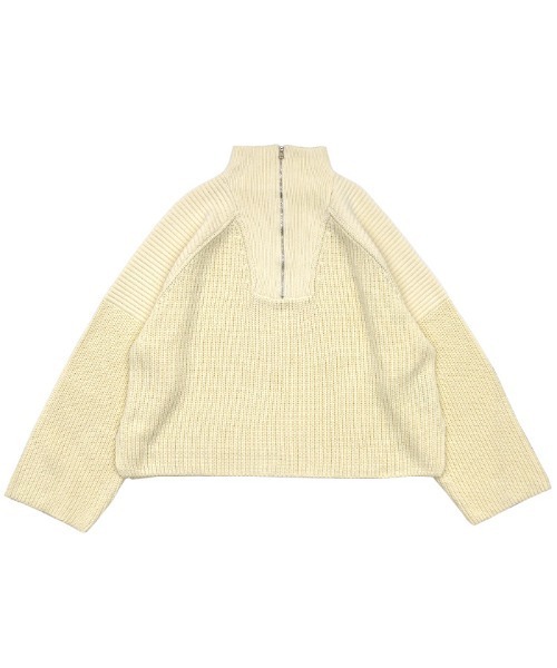 「select MOCA」 長袖ニット FREE アイボリー レディース_画像3