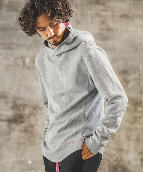 「felkod」 プルオーバーパーカー M ホワイト メンズ_画像4