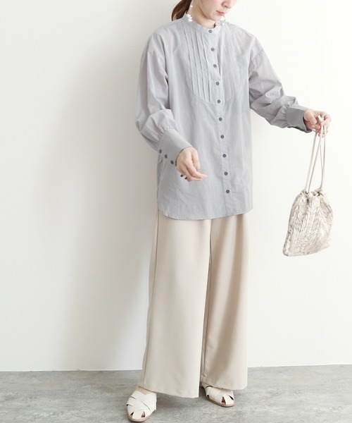 「reca」 長袖チュニック M ベージュ レディース_画像7