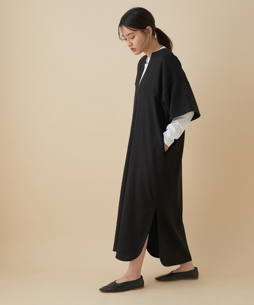 「ADAM ET ROPE'」 フラットパンプス 23.5cm ブラック レディース_画像4