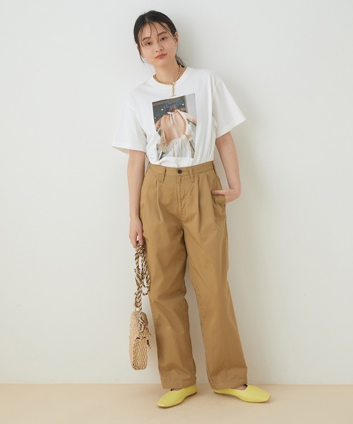 「ADAM ET ROPE'」 フラットパンプス 23.5cm ブラック レディース_画像5
