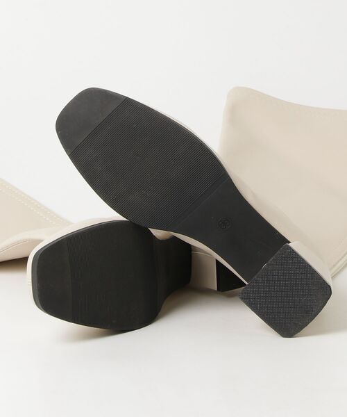 「FILLOU」 ロングブーツ 38 ホワイト レディース_画像3