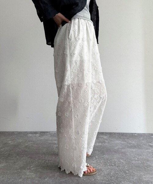 「fredy emue」 イージーパンツ 38 ブラック レディース_画像8