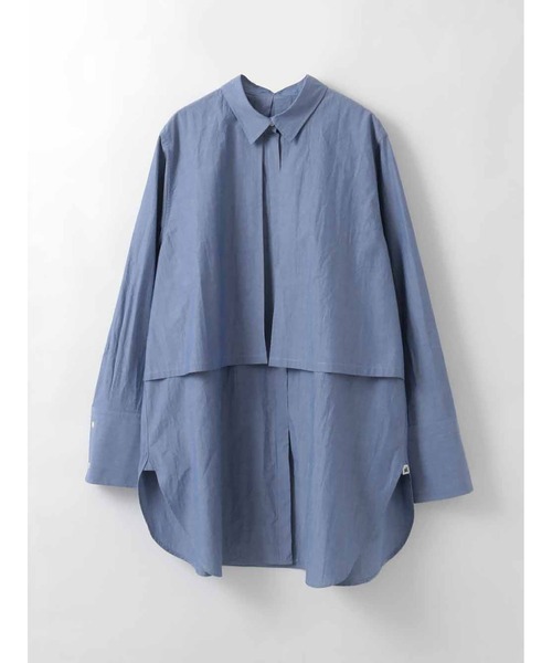 HER. ブラウス シャツ レイヤードデザインシャツ レディース
