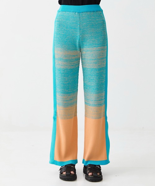 「CITY TOKYO」 イージーパンツ 1 ラベンダー レディース_画像3