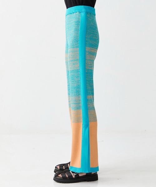 「CITY TOKYO」 イージーパンツ 1 ラベンダー レディース_画像4