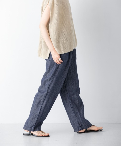 「かぐれ」 デニムパンツ FREE ブルー レディース_画像4