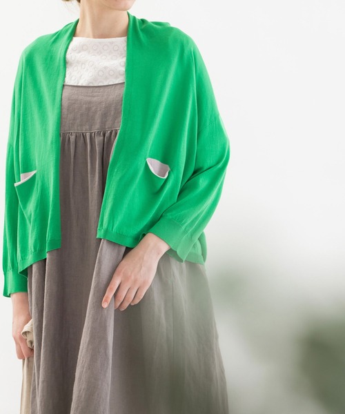 「nop de nod」 ニットカーディガン 3 キナリ レディース_画像3