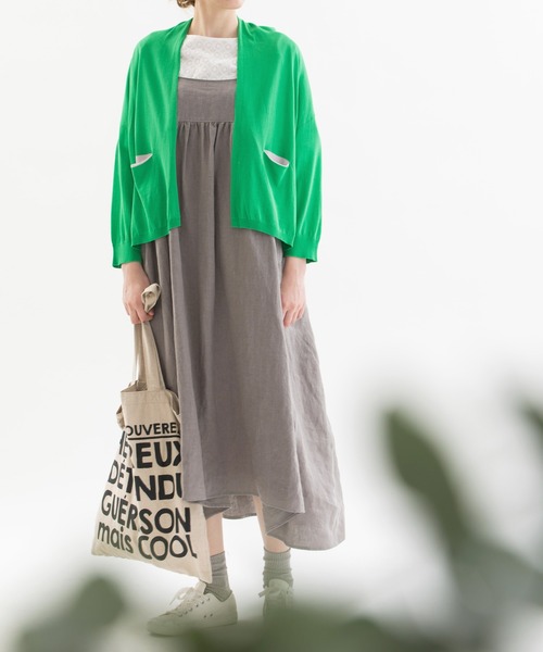 「nop de nod」 ニットカーディガン 3 キナリ レディース_画像4