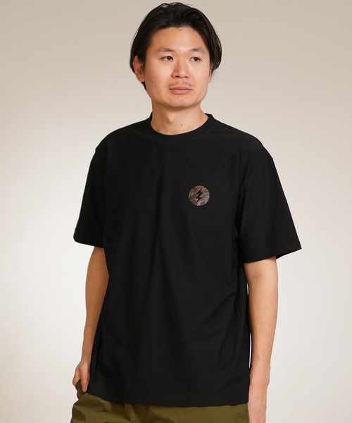 USEDレアFLATBACKER＆E-Z-Oデザイン Tシャツ ブラック XXL ELECTRIC（エレクトリック） tシャツ 速乾 「ムラサキスポーツ限定