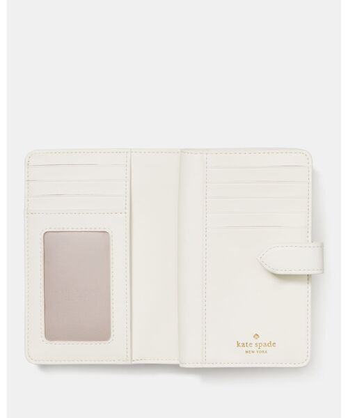 高級感のあるキルティング！新品 kate spade 折り財布 ホワイト ケイトスペードニューヨーク kate spade new york Kate spade ケイト