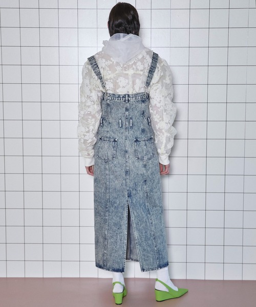 「MAISON SPECIAL」 サロペットスカート 36 ブラック レディース_画像8