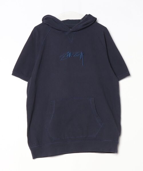 Stüssy ネイビー パーカー XLサイズ STUSSY（ステューシー） プルオーバーパーカー X-LARGE ネイビー