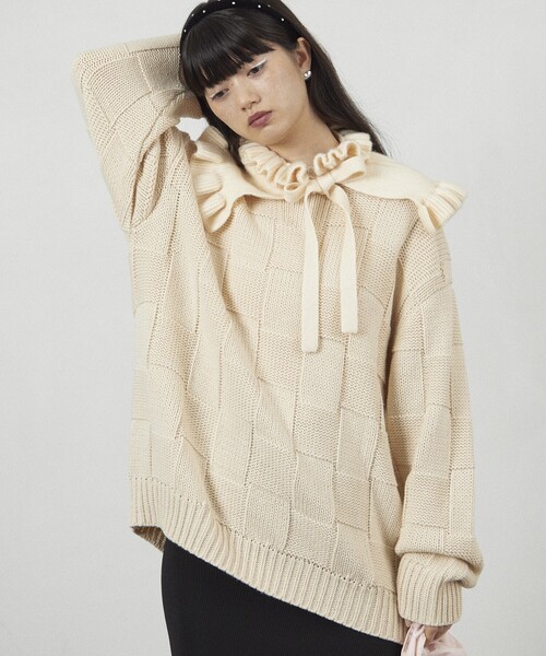 「Firsthand」 付け襟 ONE SIZE オフホワイト レディース_画像5