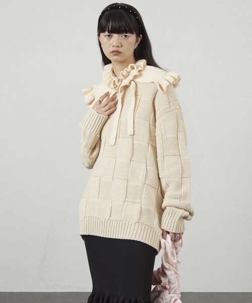「Firsthand」 付け襟 ONE SIZE オフホワイト レディース_画像7