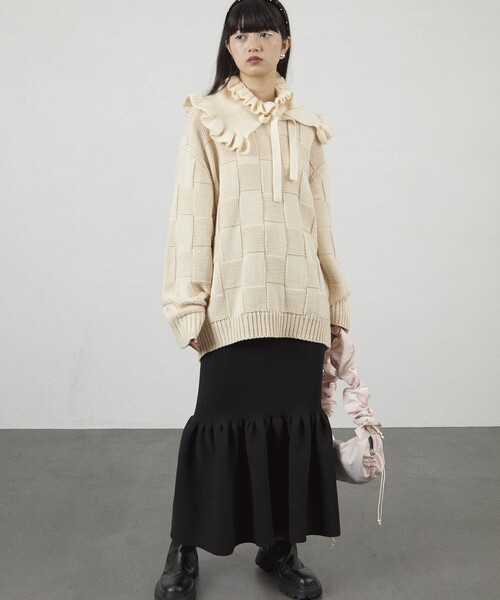 「Firsthand」 付け襟 ONE SIZE オフホワイト レディース_画像9