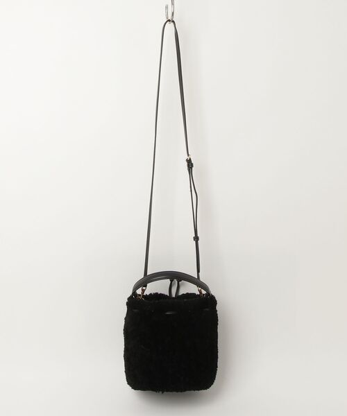 「ANYA HINDMARCH」 Drawstring Cross Body Eyes 2WAYバッグ - ブラック レディースの画像