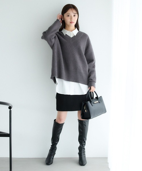 「Andemiu」 ミニスカート SMALL ブラック レディース_画像2