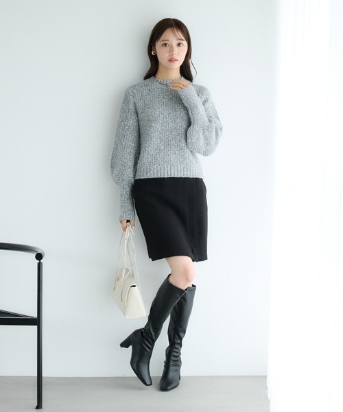 「Andemiu」 ミニスカート SMALL ブラック レディース_画像3