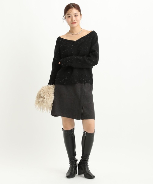 「Andemiu」 ミニスカート SMALL ブラック レディース_画像8