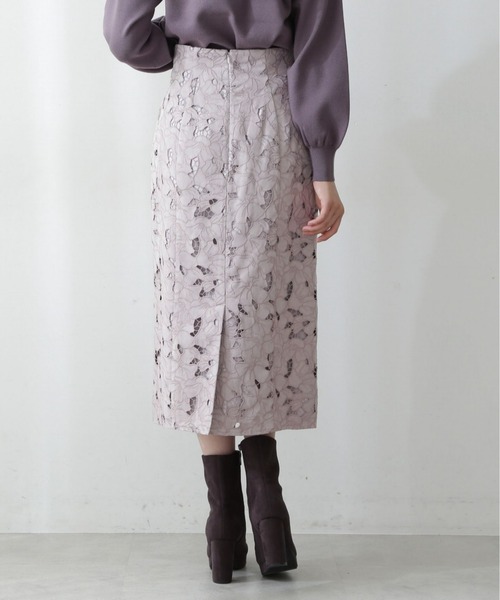 「PROPORTION BODY DRESSING」 タイトスカート MEDIUM ブラウン レディースの画像