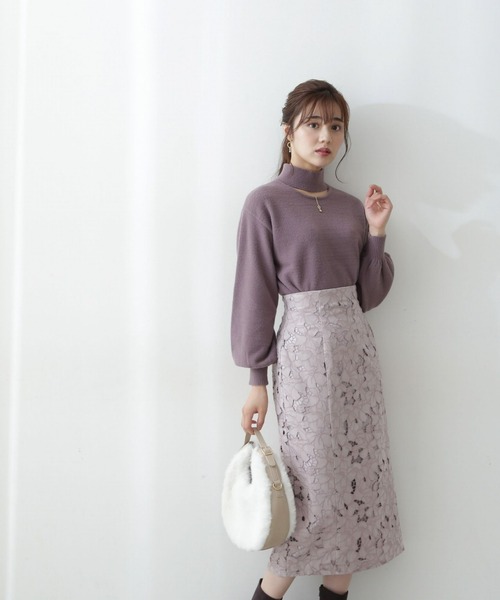 「PROPORTION BODY DRESSING」 タイトスカート MEDIUM ブラウン レディースの画像