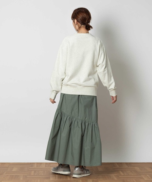 「Champion」 スウェットカットソー X-LARGE キナリ レディース_画像5
