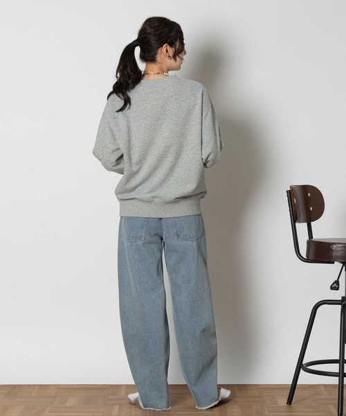 「Champion」 スウェットカットソー X-LARGE キナリ レディース_画像8
