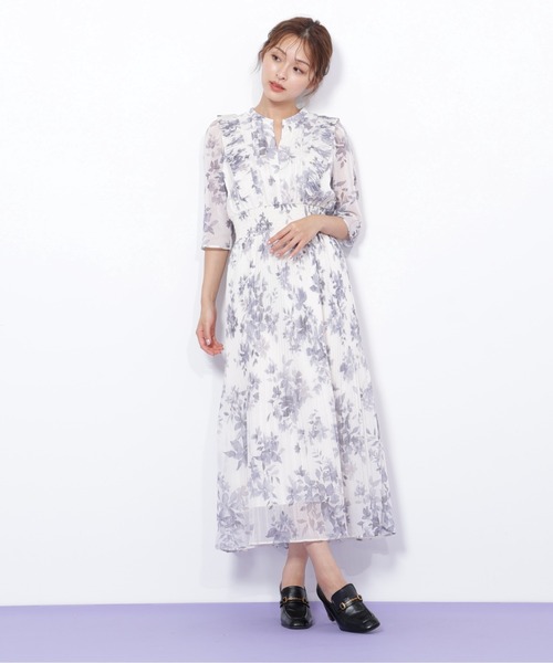 「JILL by JILL STUART」 7分袖ワンピース FREE グリーン系その他 レディースの画像